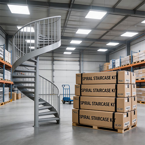 Express-R: Ready-to-Ship Spiral Staircase Kits for Fast-Track Projects