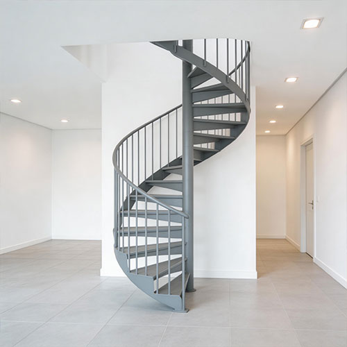 Value-R: Cost-Effective Steel Spiral Staircase for Large-Scale Developments