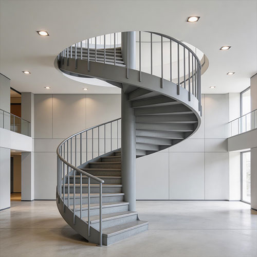 Public-R: Vandal-Resistant Spiral Staircase for Shared Residential Areas