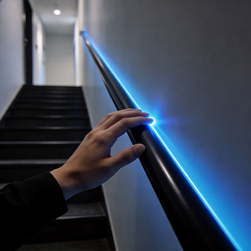 Touch-Glow: Interactive Smart Touch-Sensitive LED Handrail System