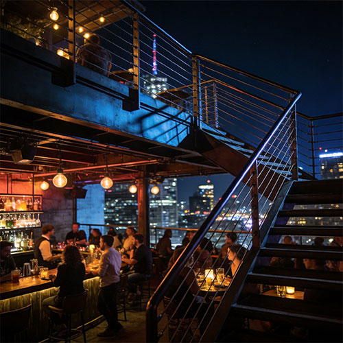 Titan-Wire: Heavy-Duty Cable Railing for Large Commercial Decks