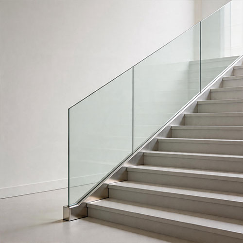 Aluminum U-Channel Covers: Minimalist Profile for Glass Railings