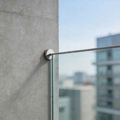 Adjustable Standoff Pins for Frameless Glass Balustrade Alignment