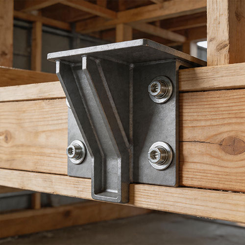 Reinforced Sub-floor Mounting Brackets for Lightweight Slabs