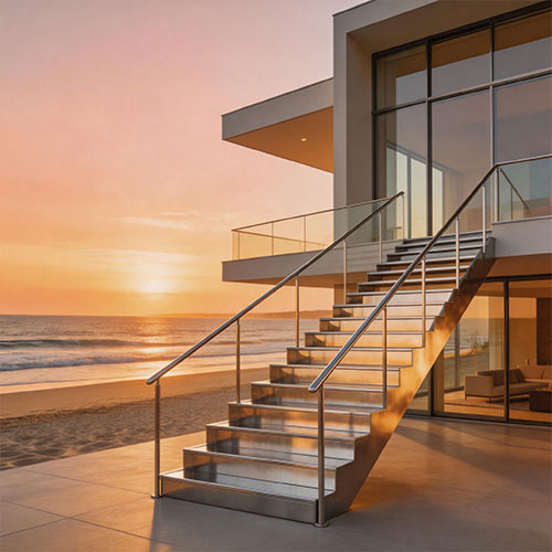 Marine-Grade Anti-Corrosion Staircase for Coastal Areas